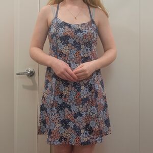 Aerie Floral Athletic Dress